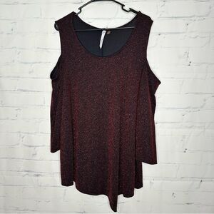 NY Collection size 3XL red top